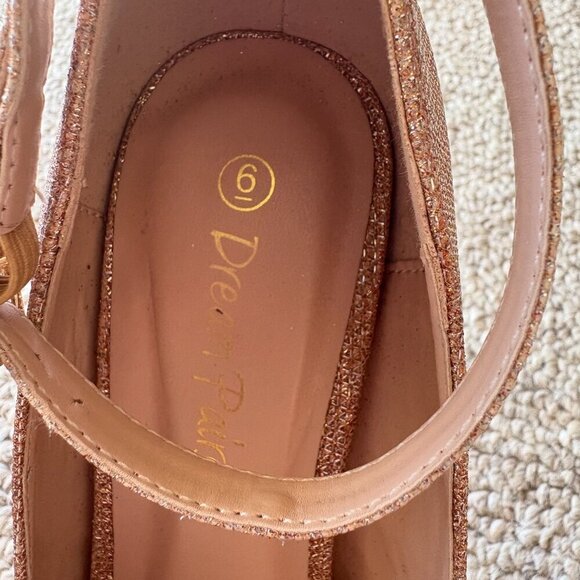 Dream Pairs Rose Gold High Heel Pumps | Size 6 | 5-Inch Heel | Ankle Strap - Picture 11 of 11